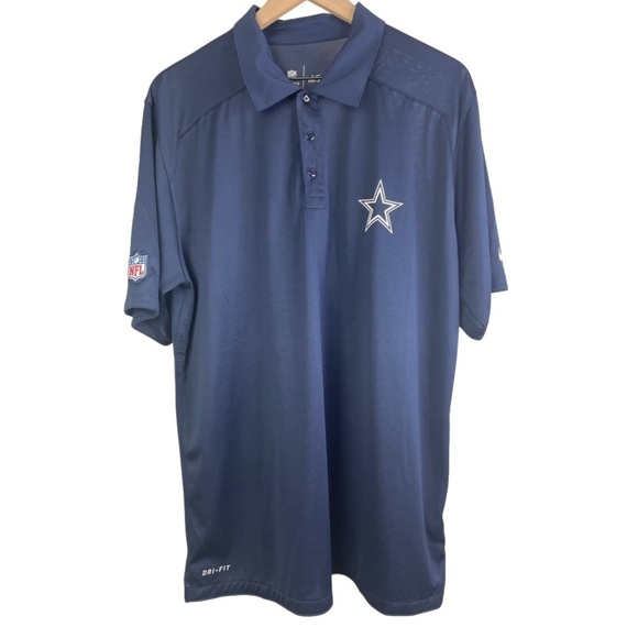 Nike Dri-Fit NFL Dallas Cowboys Football Men’s Polo Shirt - Picture 1 of 3